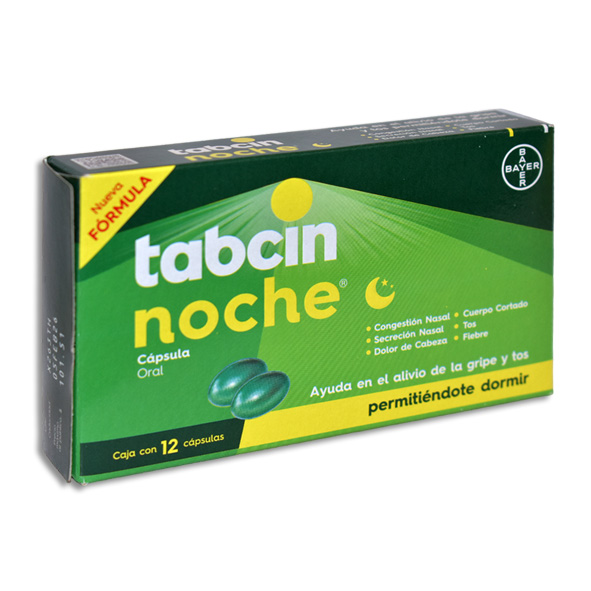 TABCIN NOCHE C /12 CAPS
