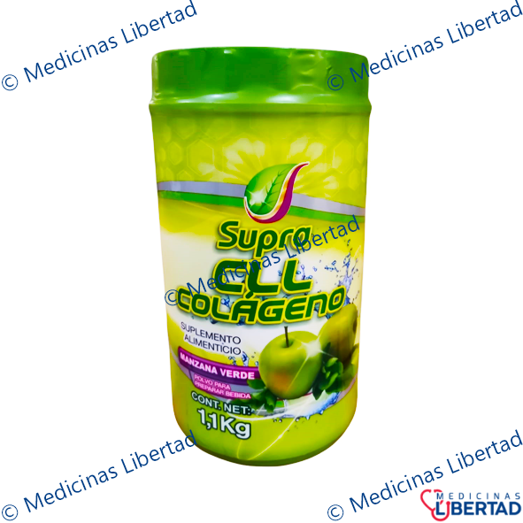 SUPRA CLL COLAGENO 1.1KG MANZANA VERDE