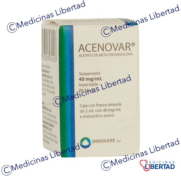 ACENOVAR 40 mg ( METILPREDNISOLONA )  SOL. INY C/1 INNOVARE