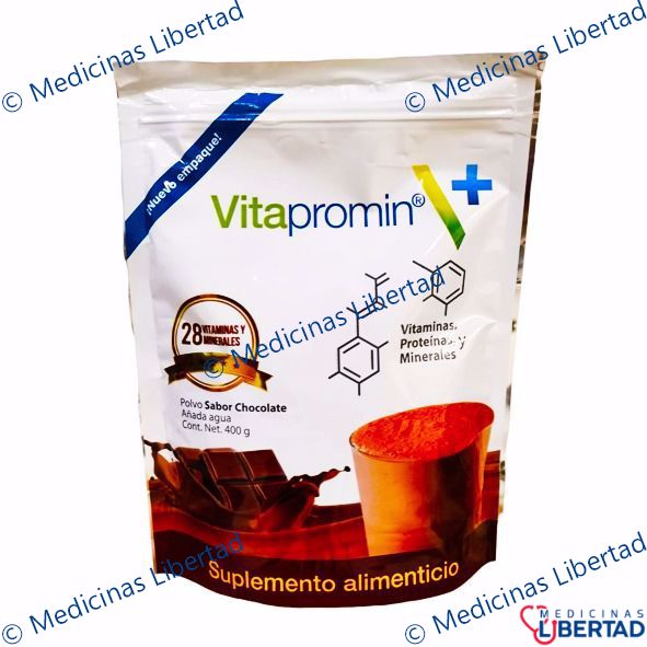 VITAPROMIN SOBRE 400G. SABOR CHOCOLATE