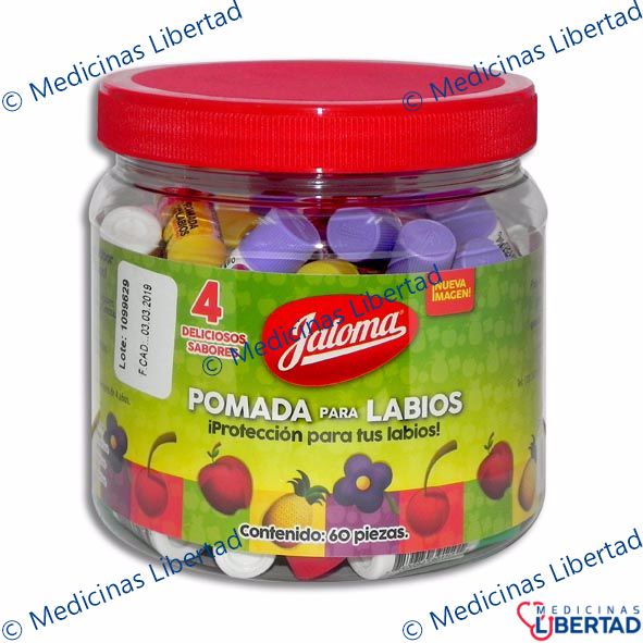 POMADA PARA LABIOS VITROLERO  JALOMA C/60