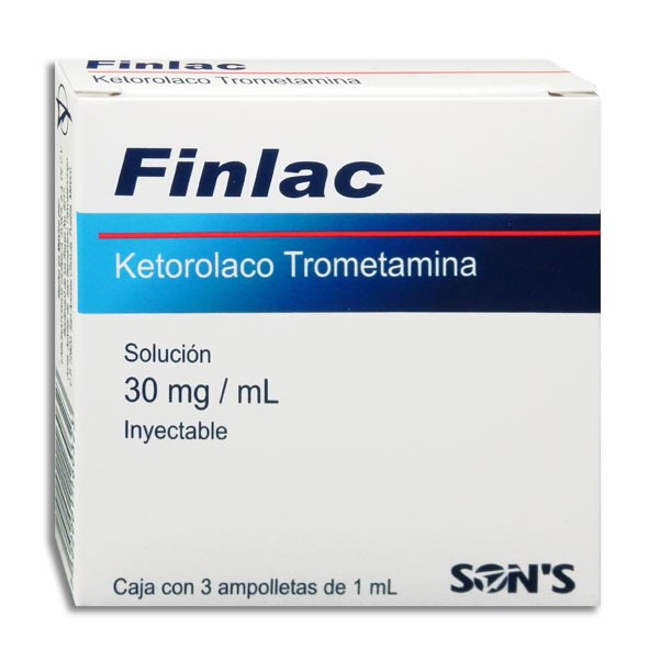 FINLAC Solucion Inyectable c/3