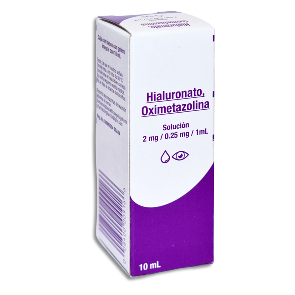 HIALURONATO, OXIMETAZOLINA GRIN Solucion Gotas 10 ml