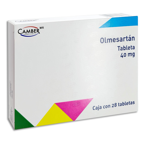 OLMESARTAN 40MG CAMBER Tabletas c/28