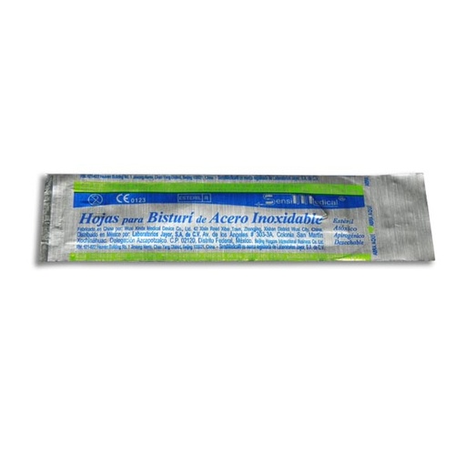 [7506022304568]  HOJA PARA BISTURI SENSIMEDICAL 23 Pieza 1 Pieza