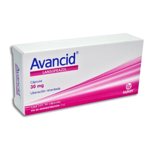 [7502009740756]  AVANCID 30MG Capsulas LR c/14