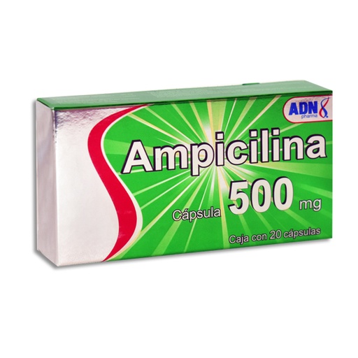 [7506449300099]  AMPICILINA 500MG ADN Capsulas c/20